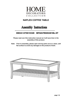 naples coffee table