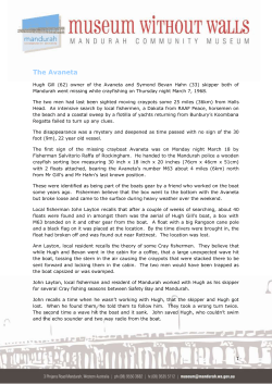 The Avaneta - Mandurah Community Museum