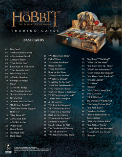 base cards - Cryptozoic Entertainment