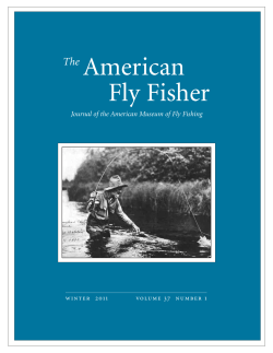 American Fly Fisher - American Museum Of Fly Fishing