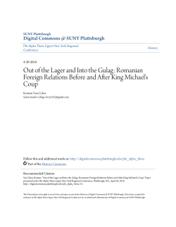 Out of the Lager and Into the Gulag