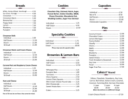 Lil` Dutch Bakery - AugustaMenus.com