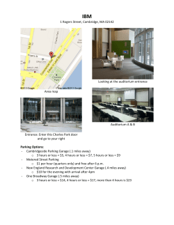 Map and Parking Information