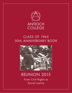 reunion 2015 - Antioch College Alumni Relations