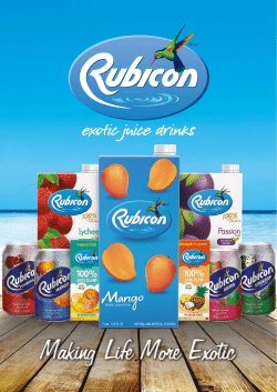 Food Service Brochure