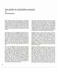 SALOME INMODERN DANCE