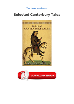 Get Ebooks Selected Canterbury Tales