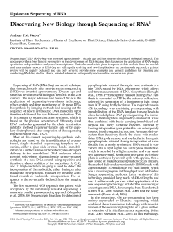Discovering New Biology through Sequencing of RNA