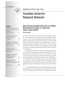 Canadian Antarctic Research Network