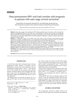 Does pretreatment HPV viral load correlate with prognosis in