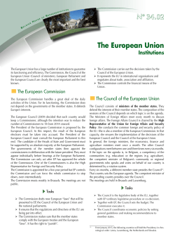 N&deg; 34.02 The European Union