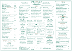ALL DAY MENU - The Ivy Kensington Brasserie
