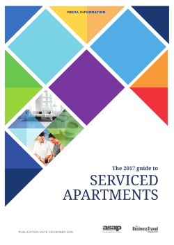 serviced apartments - Association of Serviced Apartment Providers