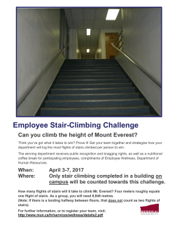 Employee Stair-Climbing Challenge