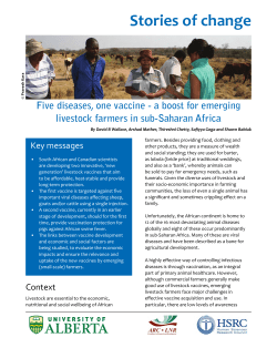 Five diseases, one vaccine - a boost for emerging livestock farmers