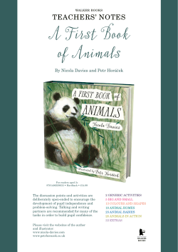 A First Book of Animals