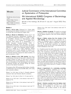 Judicial Commission of the International Committee on Systematics