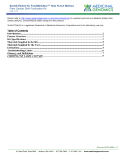 SenSATIVAx&reg; for FemINDICAtor&trade; Hole Punch Method