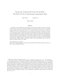 Seeing the Unobservable from the Invisible: The Role of CO2 in