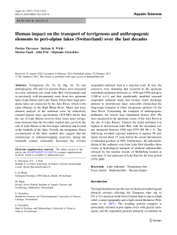 Human impact on the transport of terrigenous and