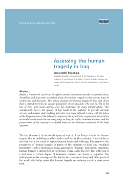 Assessing the human tragedy in Iraq