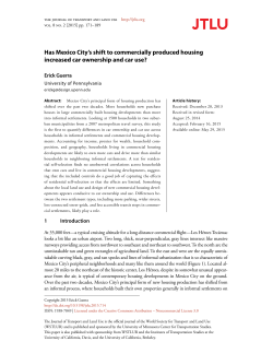 Has Mexico City`s shift to commercially produced housing increased