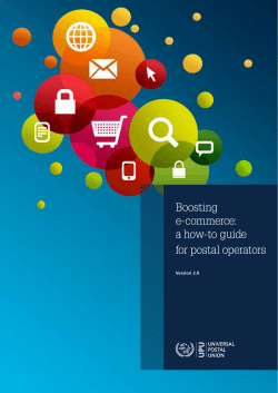 pdf Boosting e-commerce: a how-to guide for postal operators