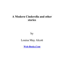 A Modern Cinderella and other stories by Louisa May Alcott