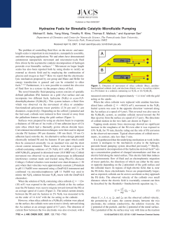 Hydrazine Fuels for Bimetallic Catalytic