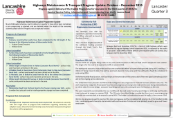 2014/15 quarter three Lancaster performance dashboard