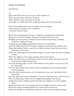 song of myself - cloudfront.net