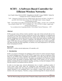SCIFI – A Software-Based Controller for Efficient Wireless Networks