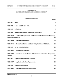 18-21 - Florida Department of Environmental Protection