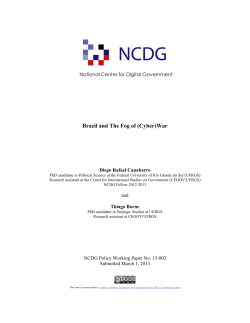 Brazil and The Fog of (Cyber)War