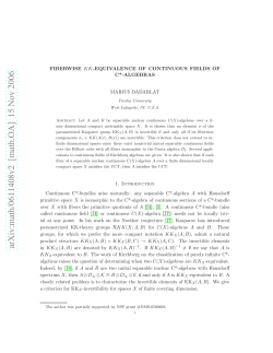 arXiv:math/0611408v2 [math.OA] 15 Nov 2006