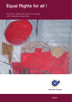 Equal Rights for all - National Resource Center for Supported