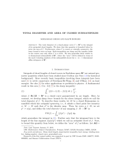 Total diameter and area of closed submanifolds