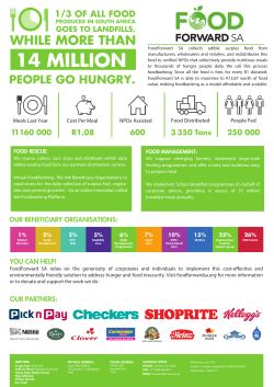 FoodForward SA Fact Sheet