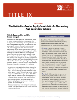 title ix - National Women`s Law Center