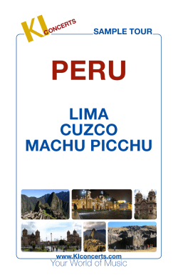 lima cuzco machu picchu