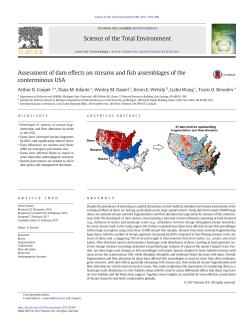 Assessment of dam effects on streams and fish assemblages of the