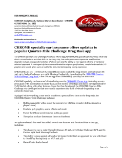 CHROME specialty car insurance offers updates to popular Quarter