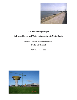 The North Fringe Project Delivery of Sewer and