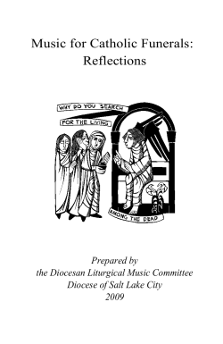 Music for Catholic Funerals: Reflections