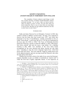 known unknowns: ancient roads in northern new england