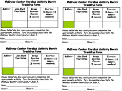Exercise (5 times x 10 minute sessions) Group Exercise Classes (2