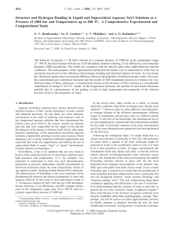 Structure and hydrogen bonding in liquid