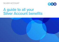 A guide to all your Silver Account benefits