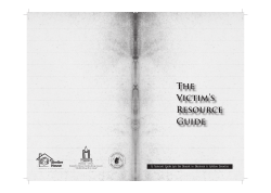 The Victim`s Resource Guide