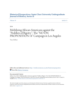 Mobilizing African-Americans against the &acirc;&bull;&oelig;Peddlers of Bigotry&acirc;&bull;&scaron;